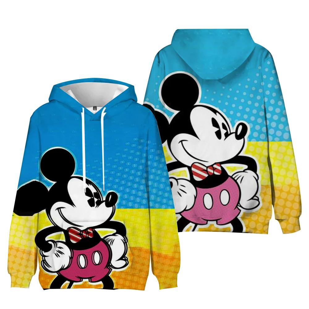 Disney Hoodie Mode Goofy Tasche Sweatshirt Pullover Niedliche Hoodies Mädchen Damen Sweatshirt Cartoon Hoodie