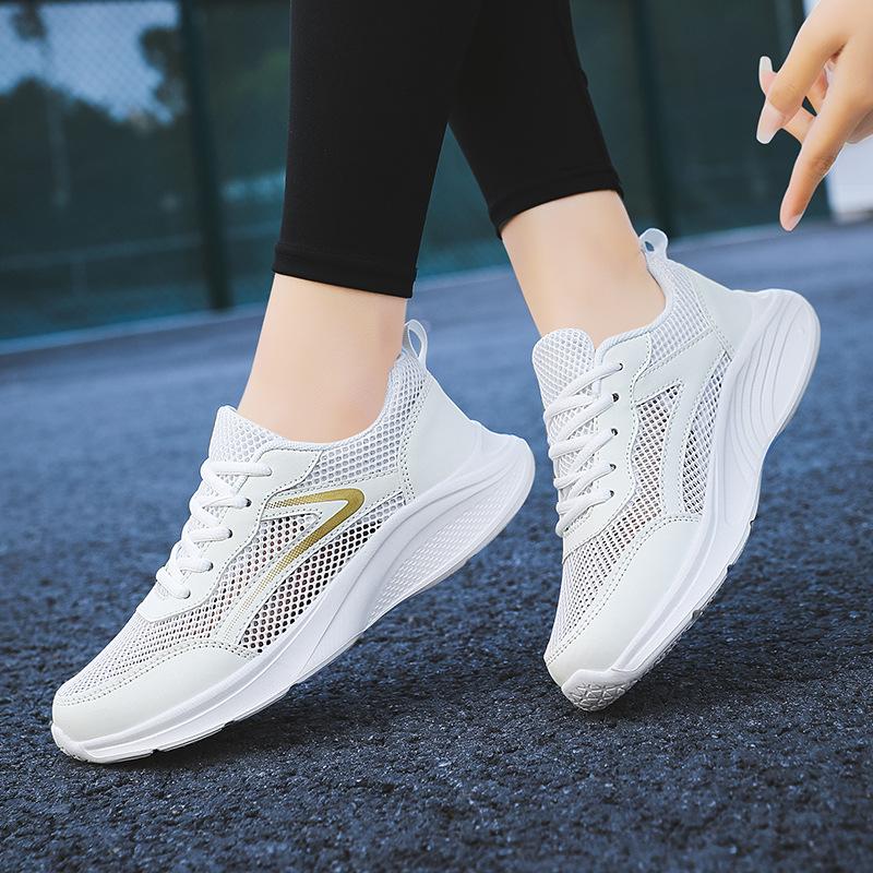 Laufschuhe Damen leicht stoßdämpfend Mittelschüler weiche Sohle ultraweich modisch atmungsaktiv verschleißfest Sport