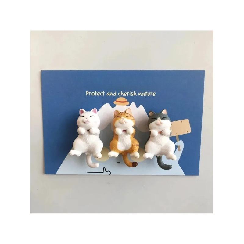 

3 шт. 3D Магнит с животным Креативный Магнит-наклейка Магнит Милый Декор для дома Магнит Подарки