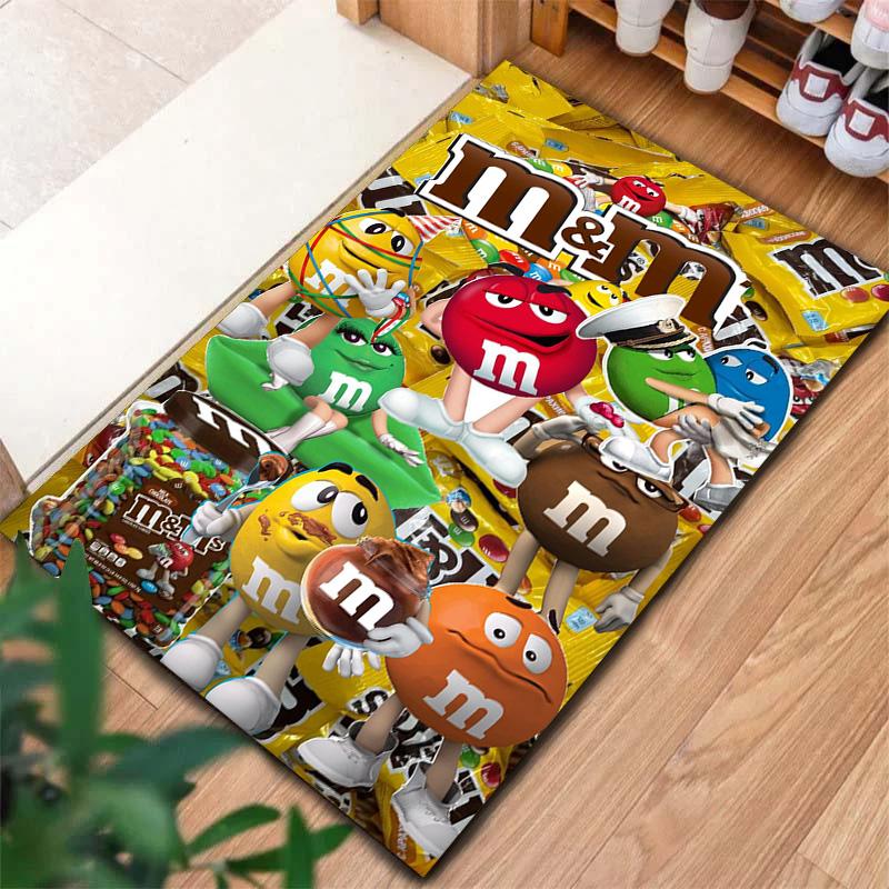 M&M's Carpet Rug for Living Room Bedroom Home Sofa Decoration,Kids Play Non-slip Floor Mat