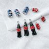Ručně vyráběný slitina Kapající olej Plechovka Coca-Cola Přívěsek Korálek pro Náramky & Náhrdelníky