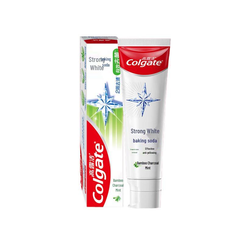 Colgate Strong White Bamboo Charcoal Mint Toothpaste Family Pack