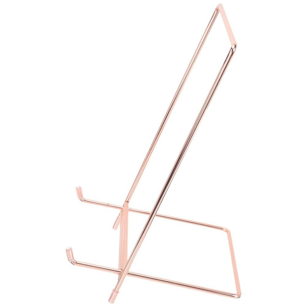 

Металеві Підставки-П єдестали для Телефонів Залізна Художня Підставка для Тарілок Багатофункціональна Сушарка для Посуду Книги золотий