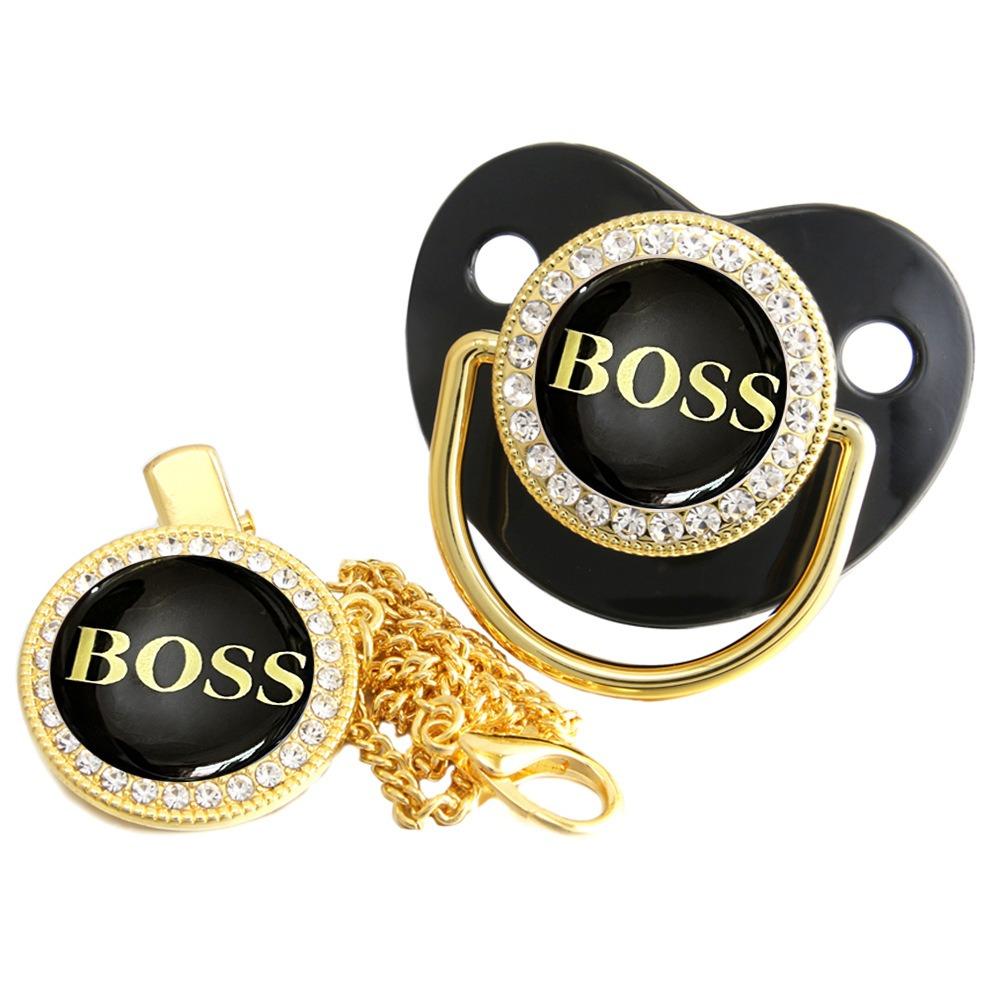 Gem Bling Weaning Pacifier Luxury Newborn Dummy Soother Nipple High Quality Baby Pacifier