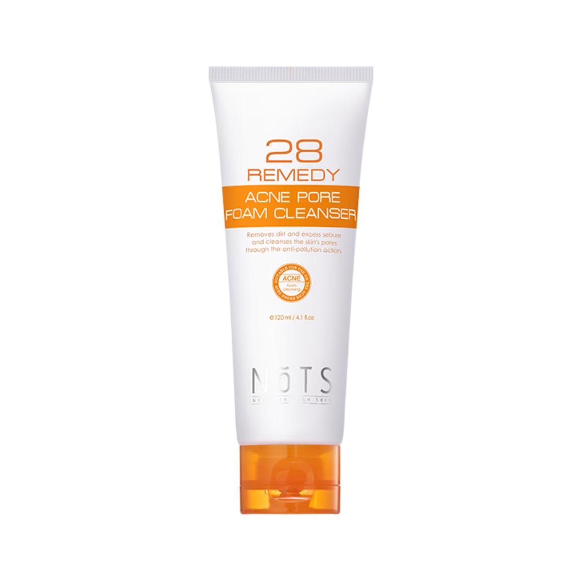 

NOTS 28 Remedy Acne Pore Deep Foam Cleanser Soothing & Daily Acne-Prone Skin Facial Wash 120ml