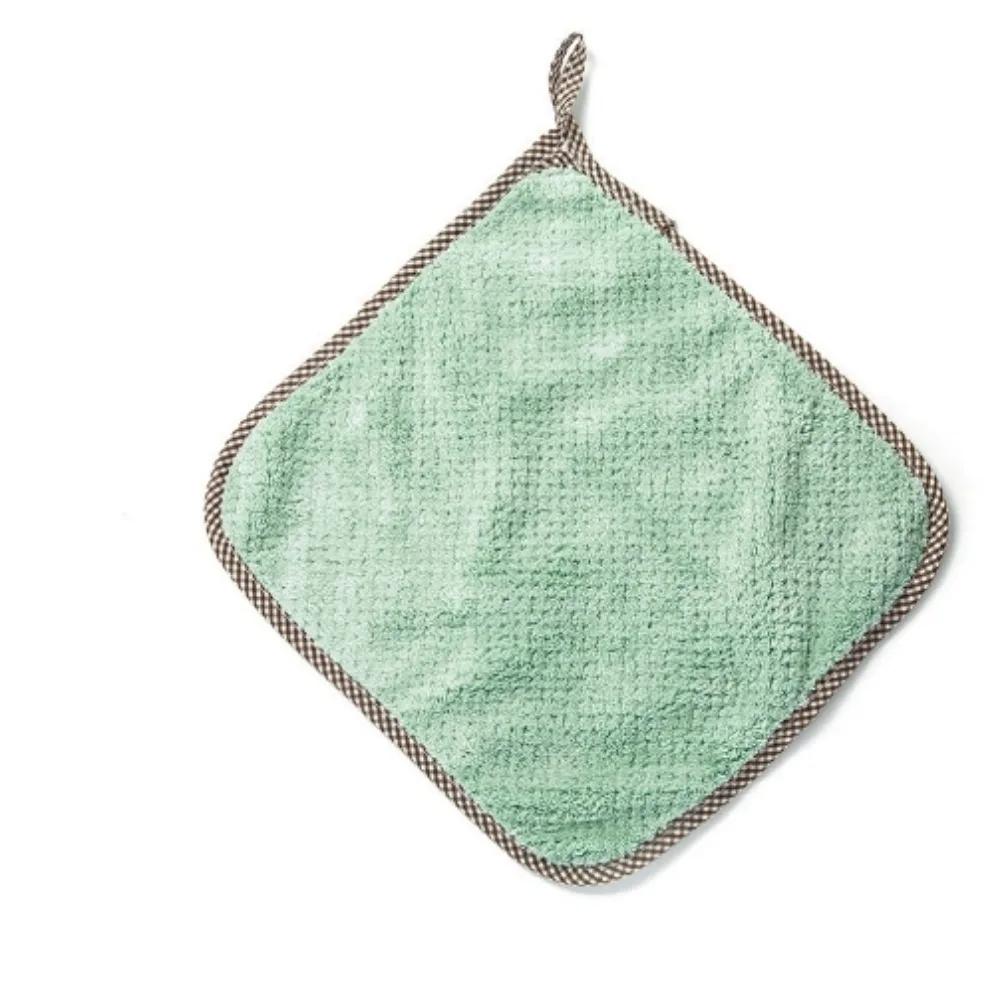 Kitchen Towels Dishcloths Microfiber Towels Absorbent Kitchen Cleaning Cloth Non-Stick Oil Thickened Table Cleaning Cloth