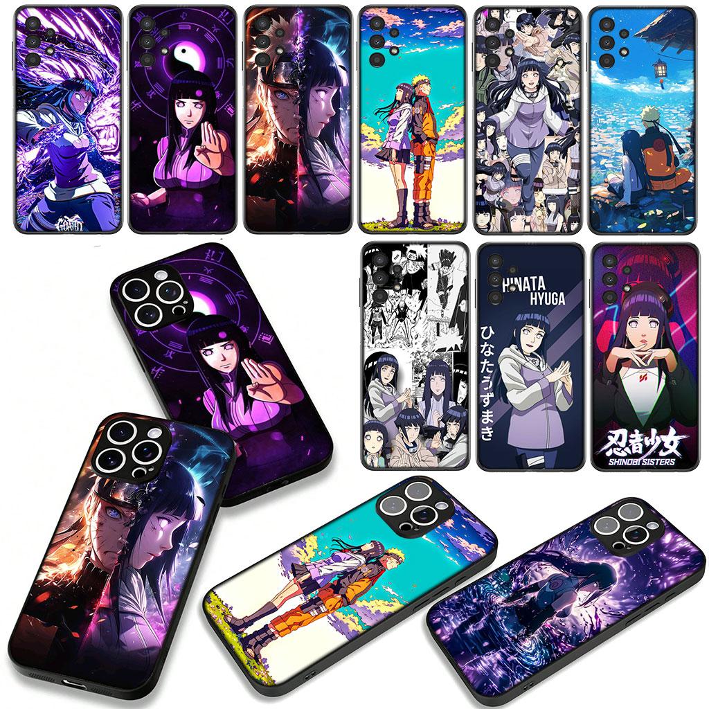For Samsung Galaxy A25 A37 A57 A12 A14 A41 A50 A51 A70 A71 A72 A21S A04 M15 Note 20 9 8 10 Case Hinata Hyuga Narutos Wallpaper