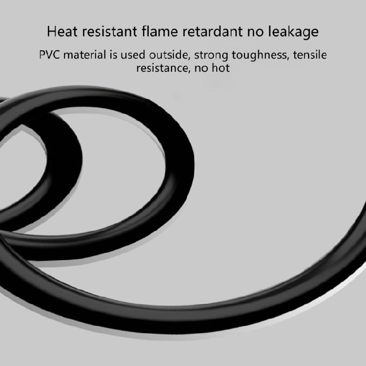 PVC IEC320 C13 To C14 Extension Power Cord 10Amp Charging Cable Black with Switches