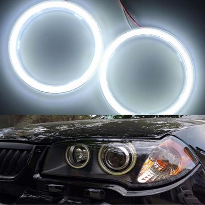 Weiß Cob Smd Angel Eyes Auto Led Nebel Licht Ring Drl Scheinwerfer Lampe Dekoration