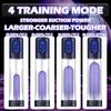 IPX7 Waterproof Electric Pump Penis Erection Enlargement Automatic Vacuum Pump for Men 4 Suction Masturbating Sex Toy for Men