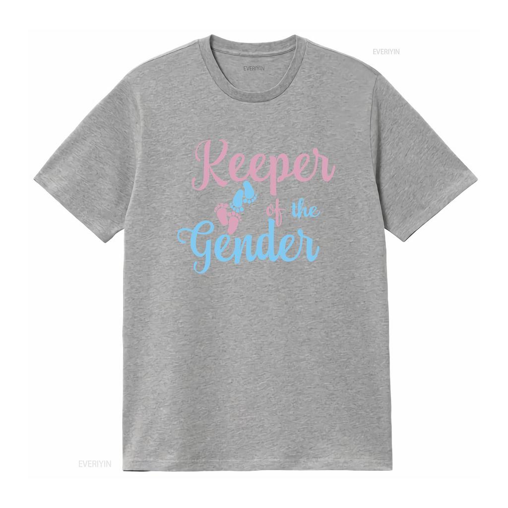 Keeper Of The Gender T Shirt Reveal Pregnant Pregnancy Announceunisext Idea Baby Boy Girl Future Mom Vintage