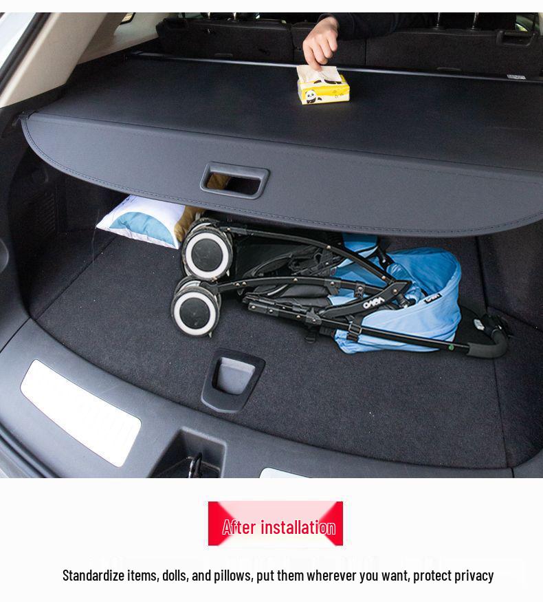 Trunk Cargo Cover & Storage Partition for 2022-2026 Hongqi HS3/PHEV HS5