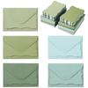 Mini Colorful Envelope and Wave Card Set: Pink, Blue, Green Cards