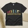 Snooker Evolution Children's Children's Children's T Children's T-shirt Funny Snooker Gift Retro Sports Tee Gildan Cotton