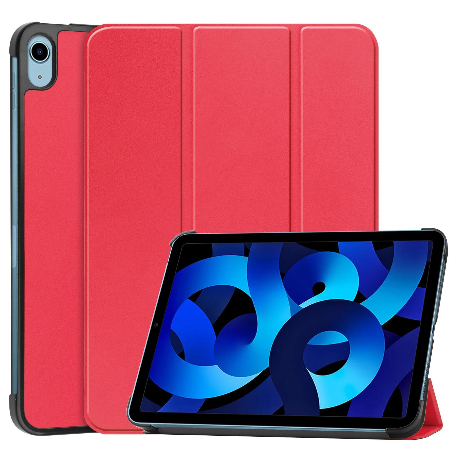 

Чехол для Apple iPad 10th 2022 10,9 дюймов PU Flip Stand Cover для Apple iPad 10th 2022 10,9 дюймов Чехол для планшета Funda For iPad 10th 10.9 красный