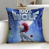 popular animated movie 100 Wolf Cushion Cover Soft  EasyWash Pillow Case  Versatile for Couch Bed Travel and Office