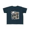 US Kids 2Y 6Y - Cute Music Panda Plays Rock Bass Guitar - Toddlers Jersey Tee