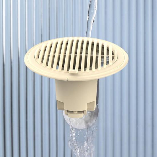 Bodenablauf-Silikonabdeckung Einfache Klickmontage Rutschfeste Elastische Dichtung Geruchsblockierend Badezimmer Bodenablauf-Siphon-Zubehör