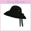 Summer Wide Brim Sun Hat For Women With Breathable Polyester Material And Adjustable Fit