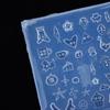 3D Button Nail Art Silicone Mold Multi Patterns Small Size Reusable Manicure Tool for Beginners Home Nail Decoration
