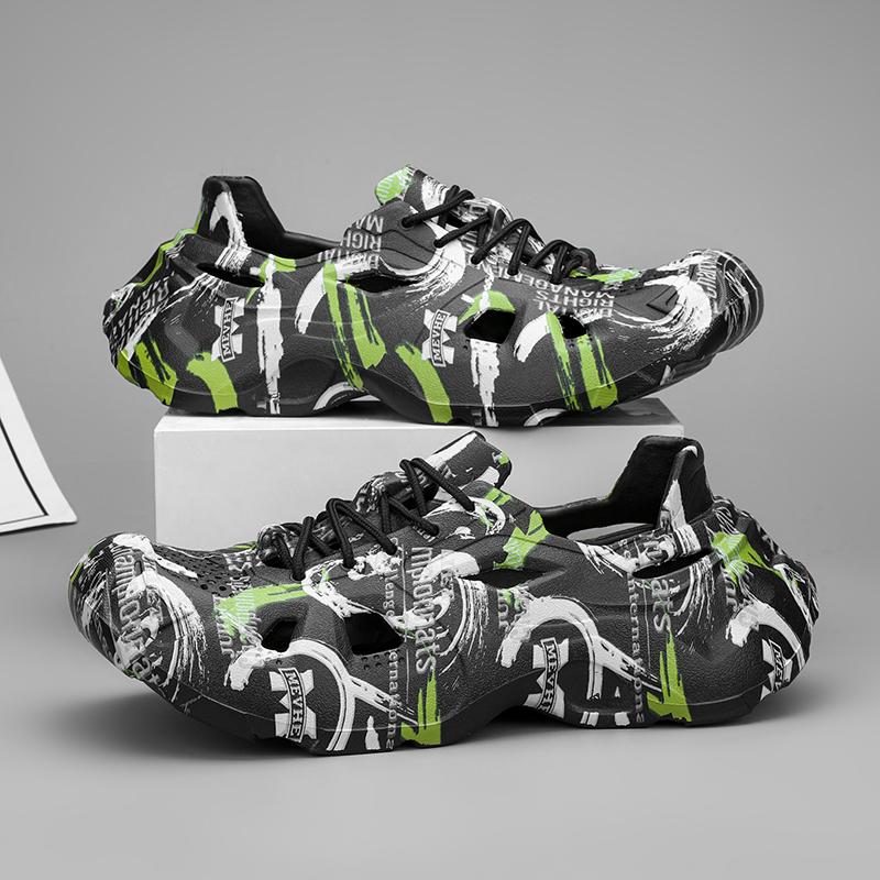 Men‘s Summer Beach Sandals Slippers Shoes Garden Shoes Fashion Street Sandal Vacation Slip-On EVA Slides Design Fashion Shoes