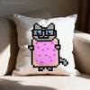 NNyan Cat Throw Pillow Case For xcm xcm xcm Square Car Pillowcase Home Bedchamber Decor Gift
