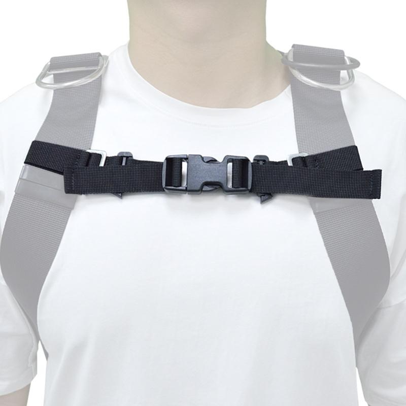 Scubas Diving Backplate Chest Strap Buckle Diving Harness Adjustable Scubas Diving Quick Releases Chest Sternum Strap