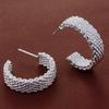 NEW 925 Sterling Silver Earrings Hot Hearts for Women Exquisite Student Girlfriend Jewelry Accessories Wedding Fashion Gift