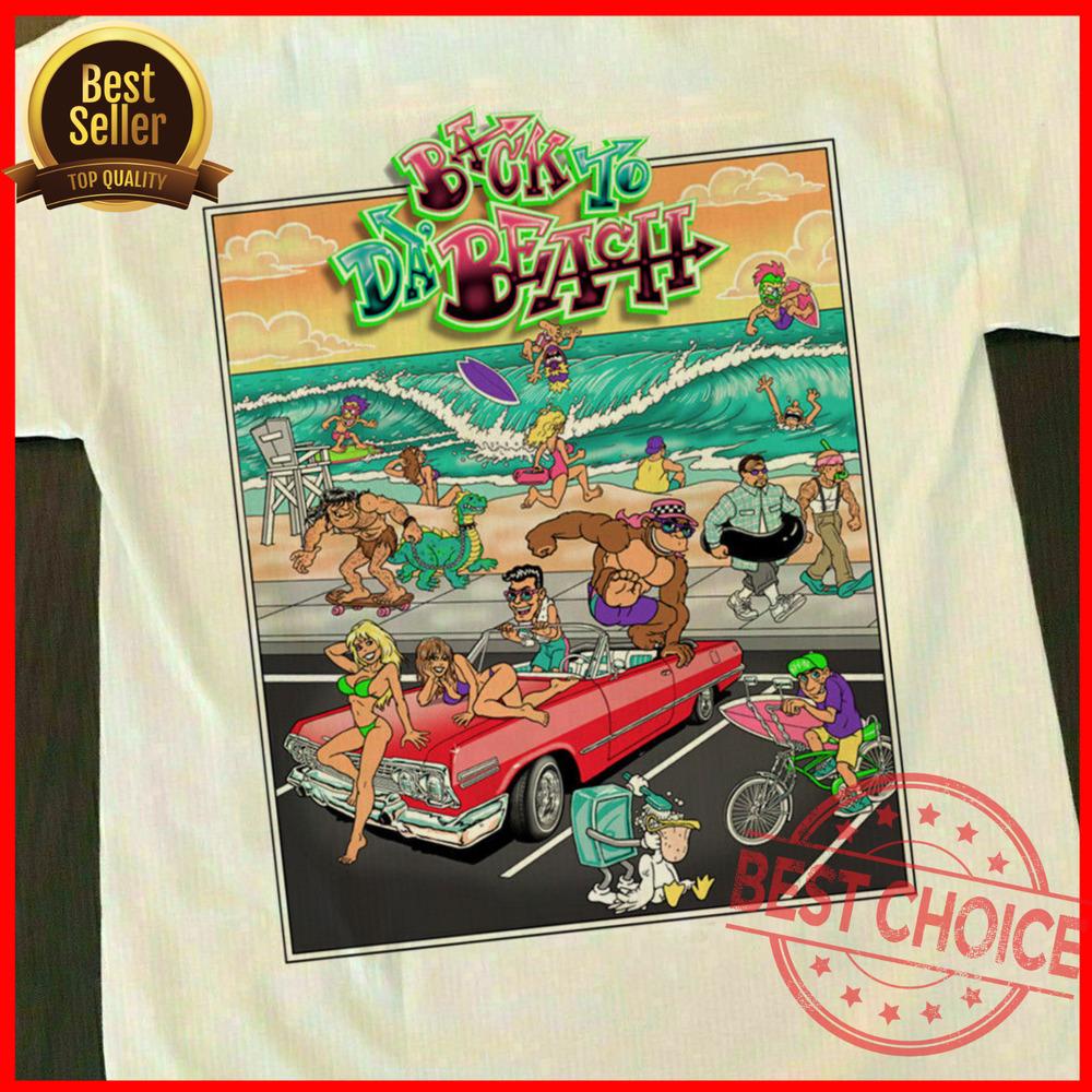 

T&C Town And Country Back To Da Beach Vintage Shirt-Town And Country Surf Design Unisex T-Shirt XL