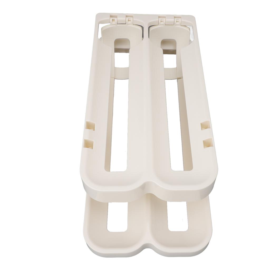Refrigerator Eggs Dispenser Space Saving Foldable Rolling Fridge Egg Organizer for Home