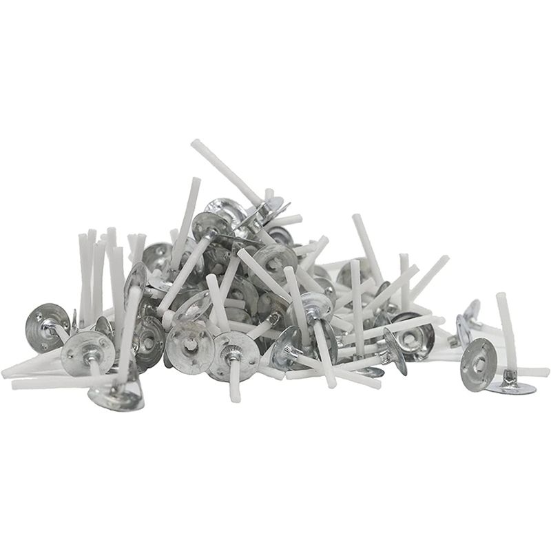 

A60z5000pcs/Lot Candle Wicks 1 Inch Low Smoke Candle Wick With Metal Tabs Tea Light Wicks For Candle Makingmay