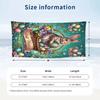 Easter Bunny Theme Beach Towel Personalized Custom Name & Text Soft Quick Dry Beach Towel for Swimming Travel
