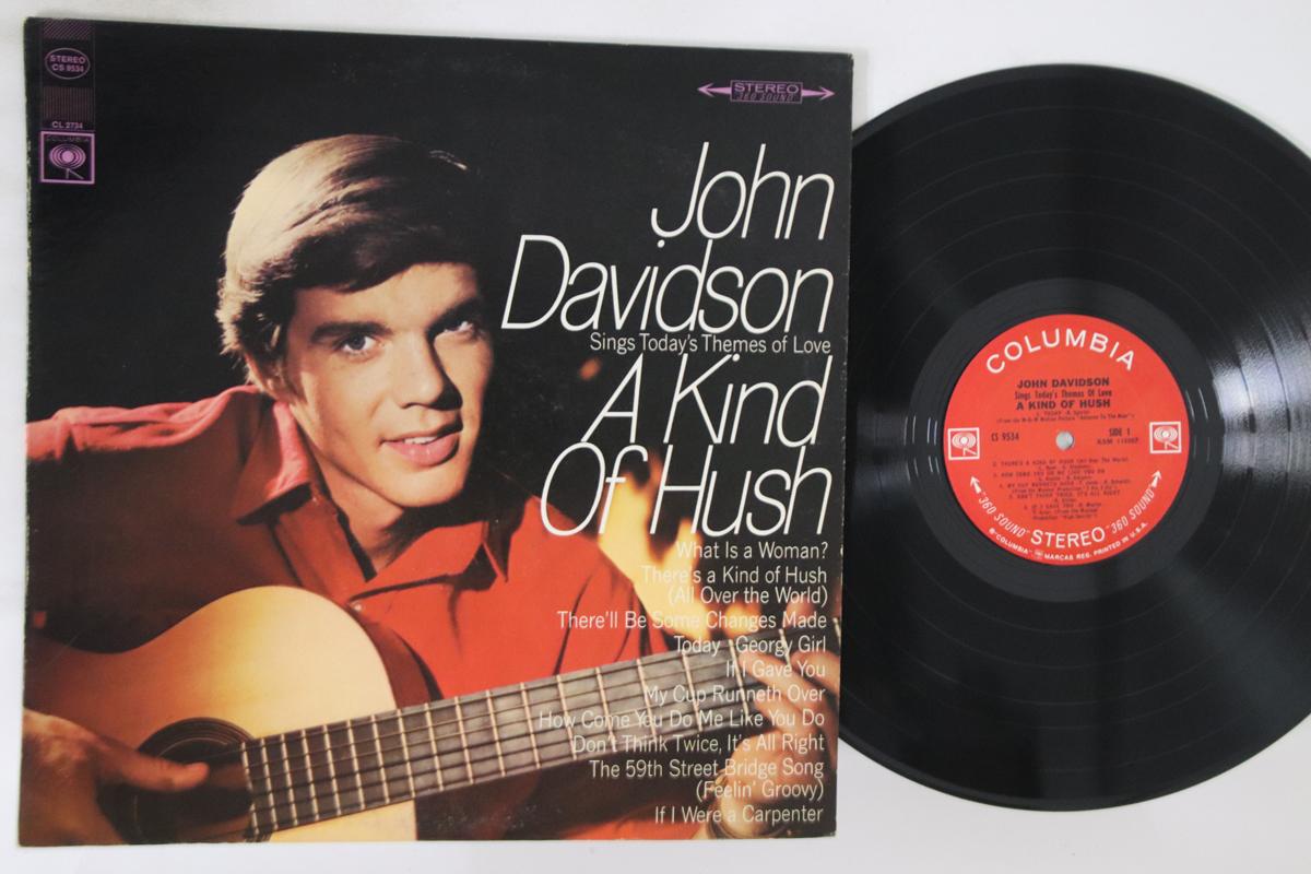 

LP Record JOHN DAVIDSON - A Kind Of Hush CS9534 COLUMBIA 1967 US Pop Used