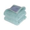 Mini Bath Towel Imabari Certified 2-piece Set Thick Small Absorbent Made Japan 34120cm 100 Cotton Reversible Mintblue
