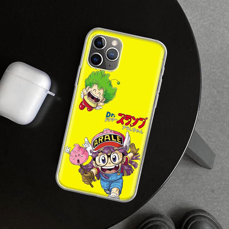 Arale Dr Slump Phone Case Cover for iPhone 11 12 13 Mini 14 15 Plus 16 Pro Max 17 Air 7 8 + SE Art Customized Fundas 11 12 13 Mi