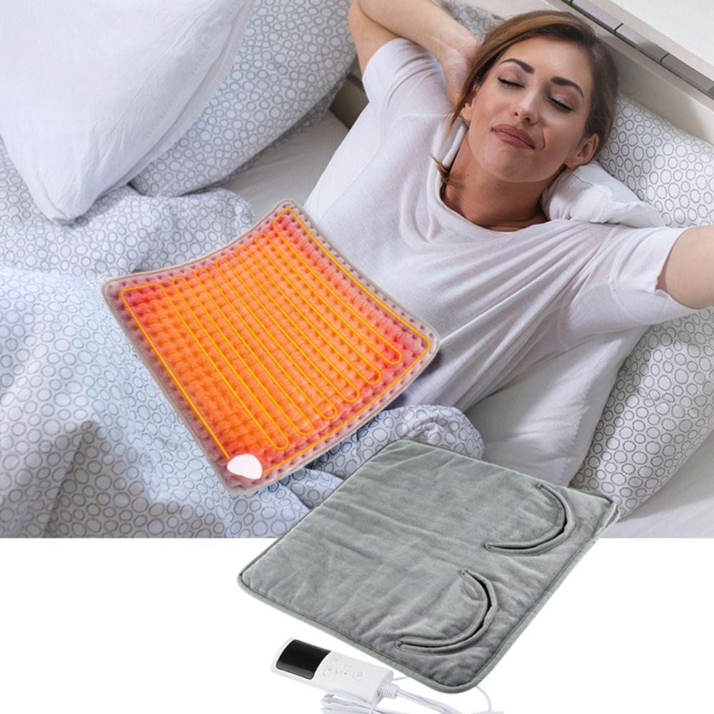 Adjustable Settings Electric Heating Foot Pad Plush Foot Warming Mat Electric Foot Warmer  Girl