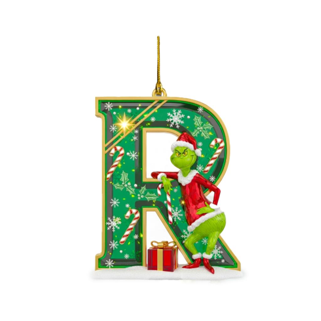 2D Christmas Decoration Pendant Christmas Tree Tag Theme Party Crafts Ornament