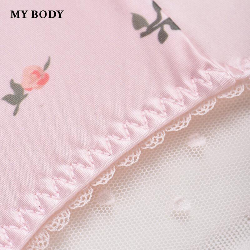 mybody Women's Lace Breathable Briefs
