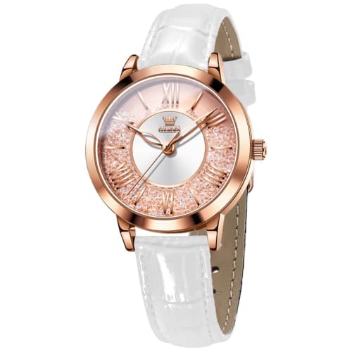 Stylish Women's Wristwatch, Waterproof, Ultra-thin, Leather Strap, Analog, Small, Simple Dial, Easy To Read, Fashionable, Slim, Lightweight, Watch for