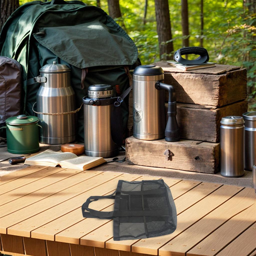 1pcs Mesh Portable Storage Bag Hanging Shower Toiletry Bag Swimming Storage Bag Outdoor Travel Storage Bag Bathroom Accessories