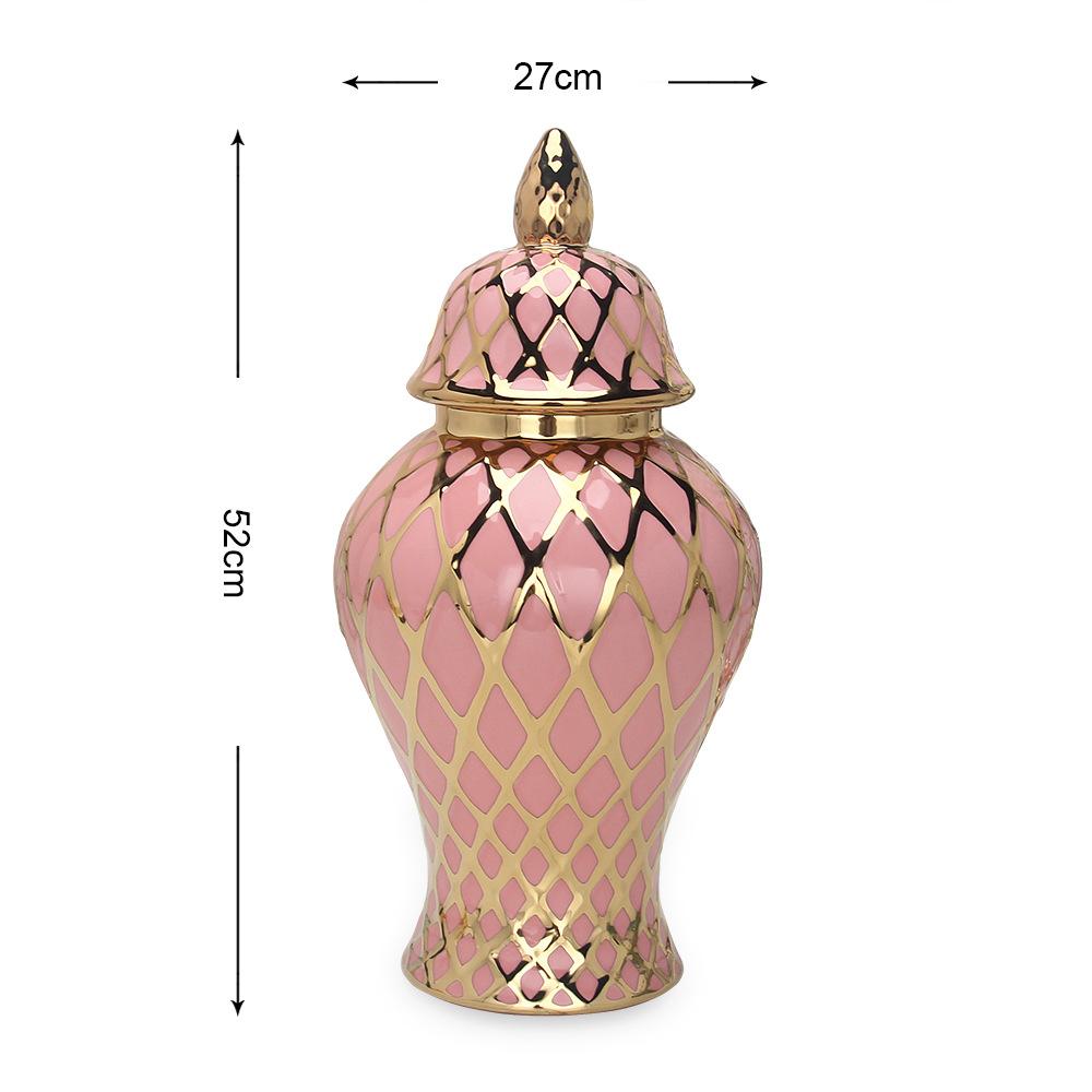 Large ceramic general jar home decoration vase ornaments porcelain vase tabletop decorations ceramic vase home decoration