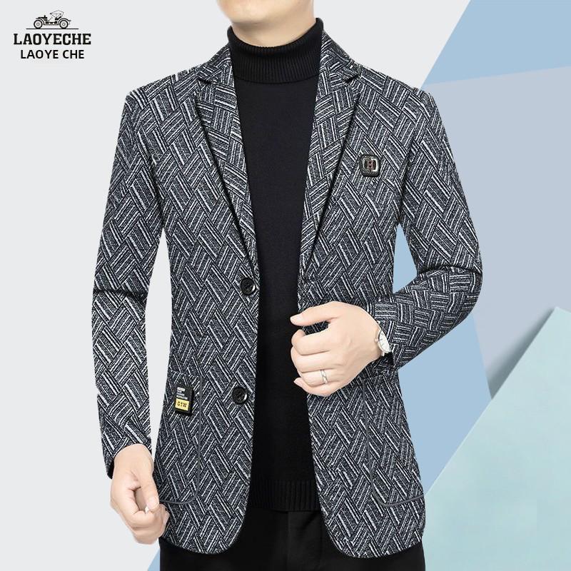 2025 Men's Classic British-Style Autumn Suit Jacket