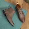 Vysoce kvalitní retro boty nadměrné velikosti Pánské Designové Desert Boty Boty Ležérní Kožené Outdoor Protiskluzové Vycházkové Kožené Boty Oxford