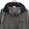 90s Made in USA Old Fleece jacket M gray Men's Used