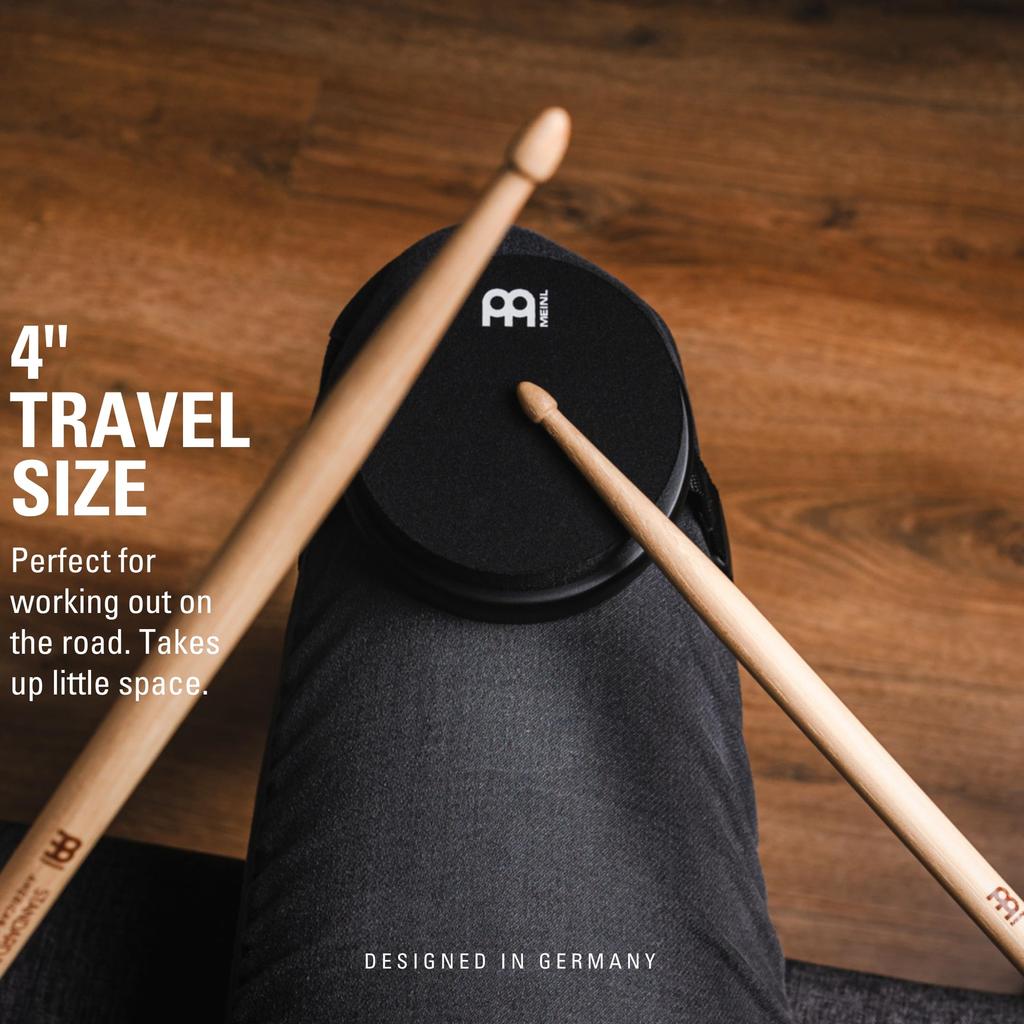 MEINL Cymbals Meinl Practice Pad Knee Marshmallow Pad Black MKMP4BK 4" []