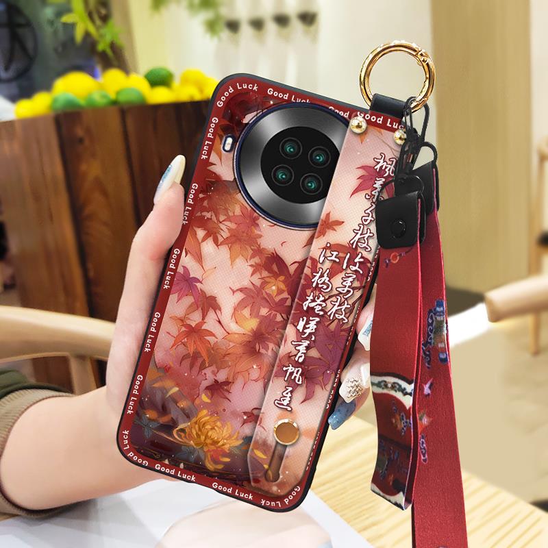 Für Mama Handschlaufe Handyhülle Für Cubot Note20 Schutz Staubdicht Rückseite Abdeckung Ring Ältere Dame Ständer Stoßfest