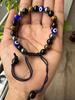 YiCan Total Protection Crystal Bracelet for Men Women - Tiger Eye, Black Obsidian, Hematite, Evil Eye Bracelet Set - Real Healing Stone Adjustable B