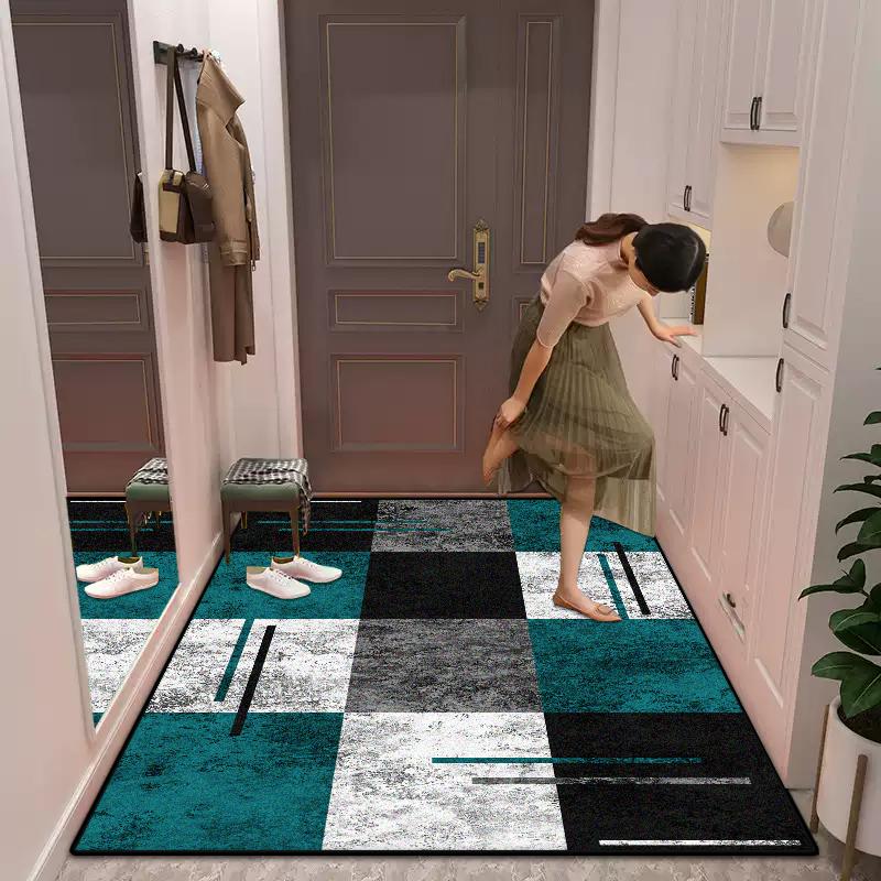 Modern Customizable Flannel Carpet Living Room Home Decoration Luxury Nordic Home Mat Bedside Washable Bedroom Mat Non-slip
