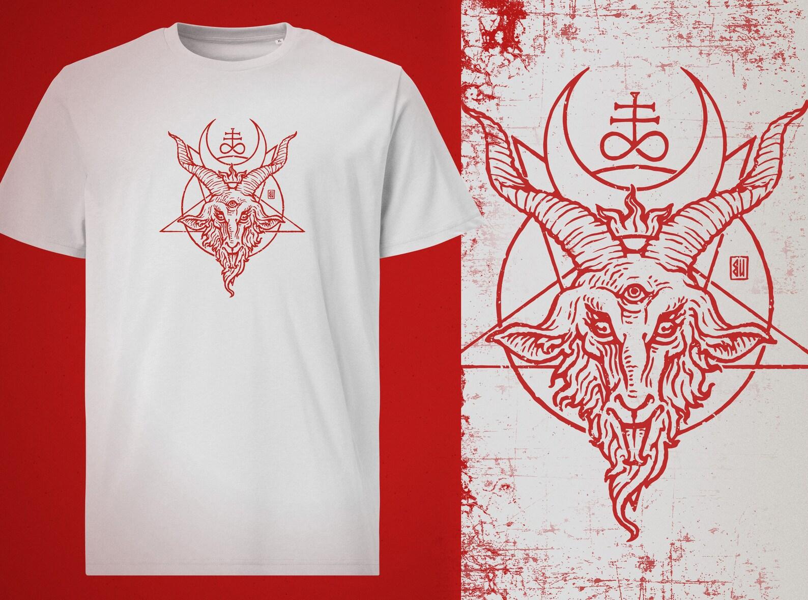 Baphomet s Head T-Shirt 3XL