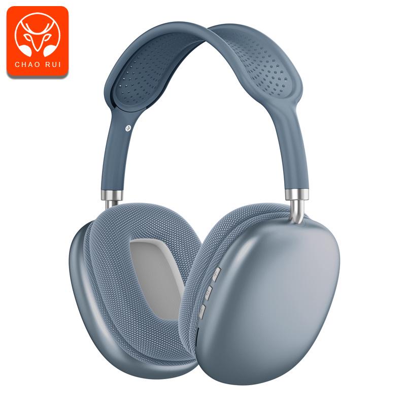 Cross-border P9 Bluetooth Over-Ear Headphones: Wireless, Sports-Ready, Ultra-Long Battery Life, Universal Fit with Card Slot.